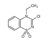 3-chloro-4-ethyl-1λ<sup>6</sup>,2,4-benzothiadiazine 1,1-dioxide 107089-77-0