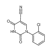 1-(2-chlorophenyl)-2,4-dioxopyrimidine-5-carbonitrile 75838-07-2