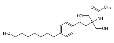 N-[1-hydroxy-2-(hydroxymethyl)-4-(4-octylphenyl)butan-2-yl]acetamide 249289-10-9