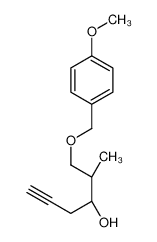(2R,3S)-1-[(4-methoxyphenyl)methoxy]-2-methylhex-5-yn-3-ol 203926-60-7