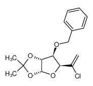 (3aR,5S,6R,6aR)-6-Benzyloxy-5-(1-chloro-vinyl)-2,2-dimethyl-tetrahydro-furo[2,3-d][1,3]dioxole