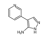 4-pyridin-3-yl-2H-pyrazol-3-ylamine 57999-07-2