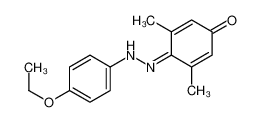 4-[(4-ethoxyphenyl)hydrazinylidene]-3,5-dimethylcyclohexa-2,5-dien-1-one 88108-38-7