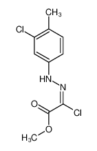 methyl 2-chloro-2-[(3-chloro-4-methylphenyl)hydrazinylidene]acetate 96722-64-4