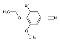3-bromo-4-ethoxy-5-methoxybenzonitrile 495396-35-5