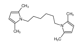 1-[6-(2,5-dimethylpyrrol-1-yl)hexyl]-2,5-dimethylpyrrole 6970-82-7