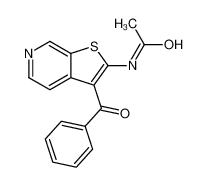 N-(3-benzoylthieno[2,3-c]pyridin-2-yl)acetamide 914644-21-6