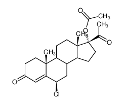 6beta-氯-17-乙酰氧基黄体酮