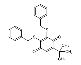 5-叔丁基-2,3-二(苯基甲硫基)环己-2,5-二烯-1,4-二酮