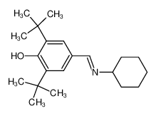 4-<(N-cyclohexylimino)methyl>-2,6-di-tert-butylphenol 30957-84-7