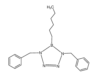 127679-12-3 1,4-dibenzyl-5-(n-hexyl)tetraazaboroline