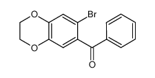 (7-溴-2,3-二氢-1,4-苯并二噁英-6-基)(苯基)甲酮