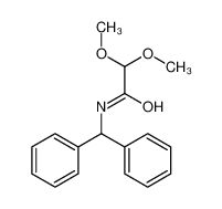 N-benzhydryl-2,2-dimethoxyacetamide 62373-71-1