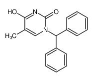 1-benzhydryl-5-methylpyrimidine-2,4-dione 696617-65-9