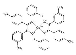 86758-37-4 copper(II) N1-hydroxy-N1-(m-tolyl)-N2-(o-chlorophenyl)-p-toluamidine complex