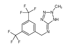 N-[[3,5-bis(trifluoromethyl)phenyl]methyl]-2-methyltetrazol-5-amine 669080-86-8
