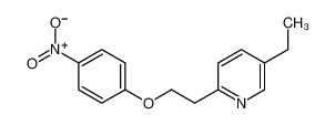 5-Ethyl-2-[2-(4-nitrophenoxy)ethyl]pyridine 85583-54-6