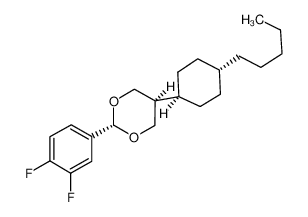TRANS-2-(3,4-DIFLUOROPHENYL)-5-(TRANS-4-N-PENTYLCYCLOHEXYL)-1,3-DIOXANE