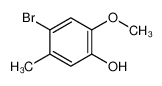 4-bromo-2-methoxy-5-methylphenol 40992-09-4