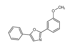 2-(3-methoxyphenyl)-5-phenyl-1,3-oxazole 38705-20-3
