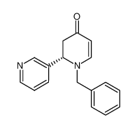 (2S)-N-benzyl-2,3-dihydro-2-(3-pyridyl)-4-pyridone 141120-48-1