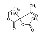 ethyl 2-acetyloxy-2-methyl-3-oxobutanoate 25409-39-6