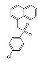 1-[(4-chlorophenyl)sulfonylmethyl]naphthalene 558465-82-0