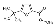 Methyl 5-(2-methyl-2-propanyl)-2-thiophenecarboxylate 229003-19-4