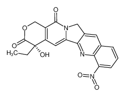 12-nitro-(20S)-camptothecin 58546-27-3