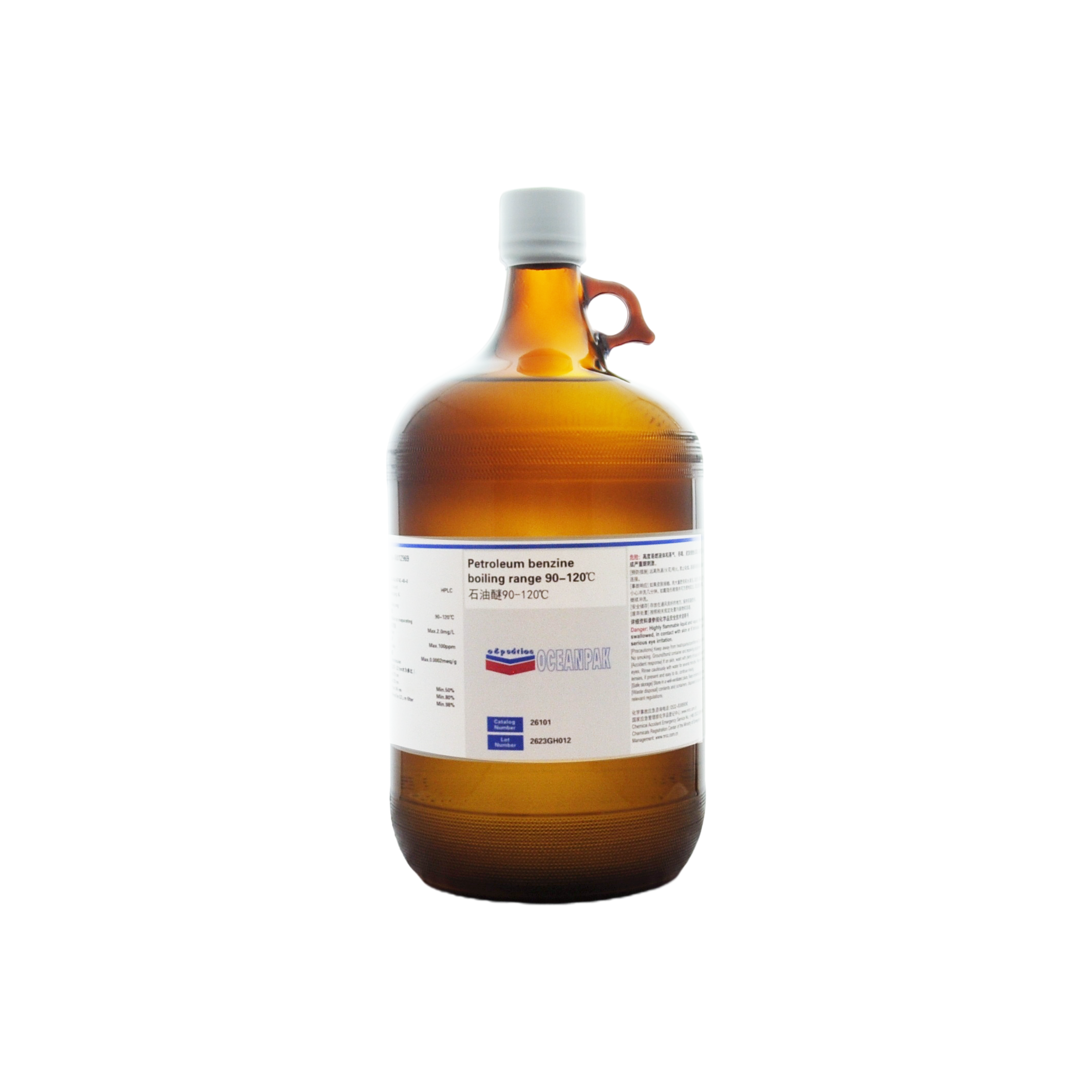 OCEANPAK/欧森巴克 石油醚90-120° HPLC溶剂 4L/瓶 现货