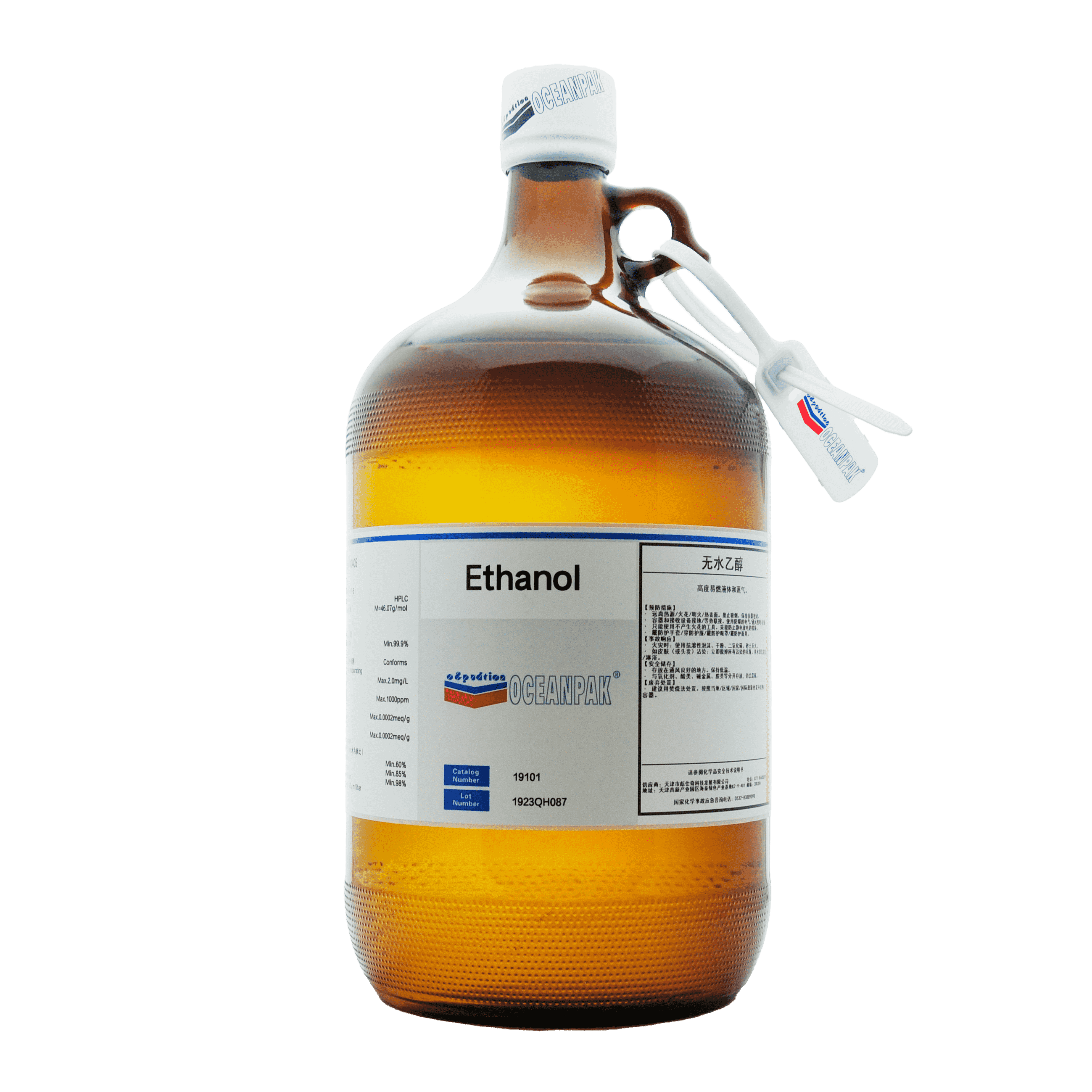 OCEANPAK/欧森巴克 乙醇 HPLC色谱纯 4L/瓶 现货