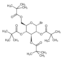 2,3,4,6-O-四特戊酰基-alpha-D-溴代吡喃葡萄糖