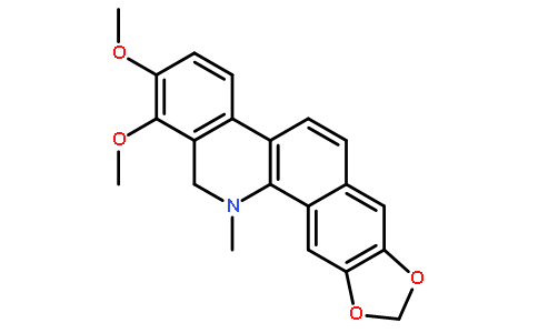 1,2-dimethoxy-12-methyl-13H-[1,3]benzodioxolo[5,6-c]phenanthridine 98%