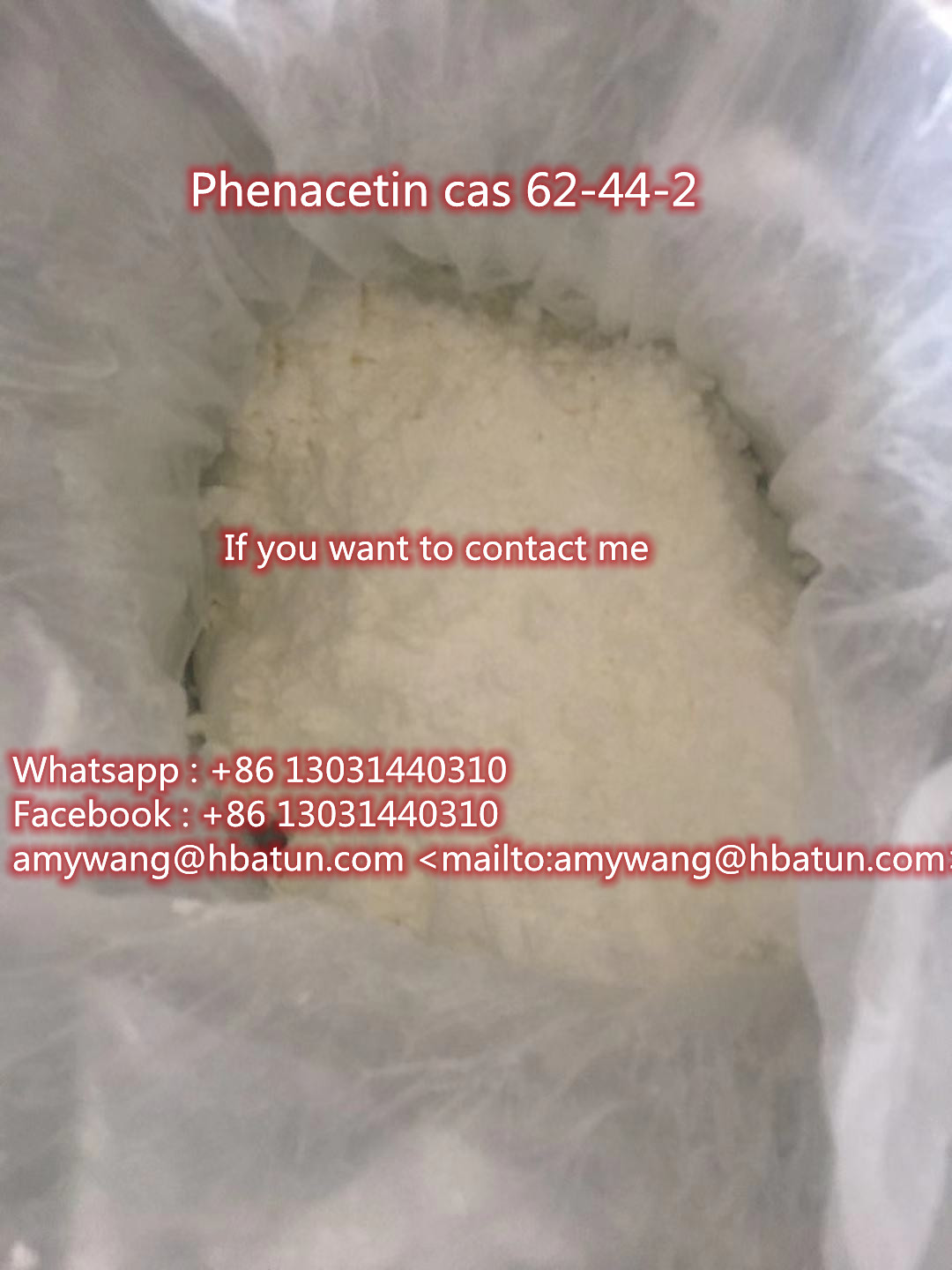 Phenacetin cas62-44-2 99.9%