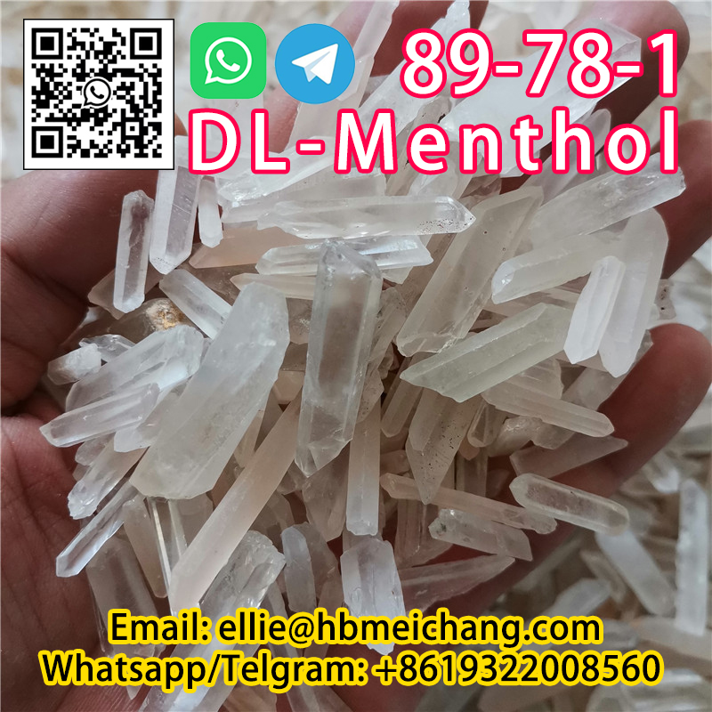 Hot sale factory CAS 89-78-1 DL-Menthol (WhatsApp/WeChat+8619322008560) 99%