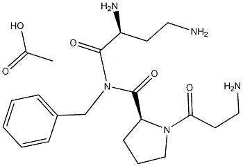 (2S)-beta-丙氨酰-L-脯氨酰-2,4-二氨基-N-(苯甲基)丁酰胺乙酸盐