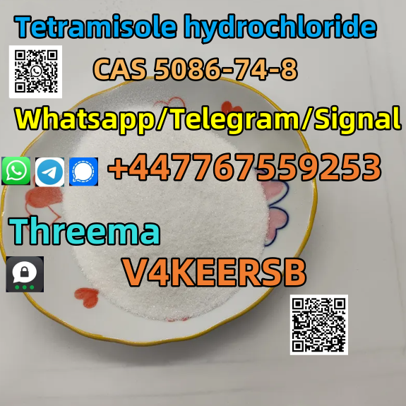 Tetramisole Hydrochloride CAS 5086-74-8 Whatsapp:+447767559253 99%