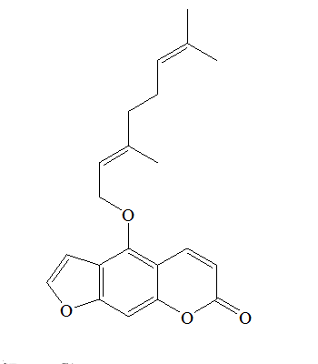 4-[(2E)-3,7-dimethylocta-2,6-dienoxy]furo[3,2-g]chromen-7-one 98%