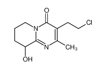 3-(2-Chloroethyl)-6,7,8,9-tetrahydro-9-hydroxy-2-methyl-4H-pyrido[1,2-a]pyrimidin-4-one 