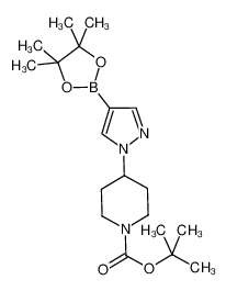 tert-Butyl 4-[4-(4,4,5,5-tetramethyl-1,3,2-dioxaborolan-2-yl)-1H-pyrazol-1-yl]piperidine-1-carboxylate 99%
