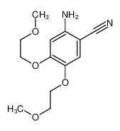 2-氨基-4,5-双(2-甲氧基乙氧基)苯腈