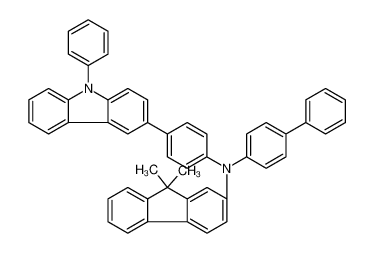 N-联苯-4-基-9,9-二甲基-N-[4-(9-苯基-9H-咔唑-3-基)苯基]-9H-芴-2-胺