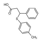 412339-56-1 3-phenyl-3-p-tolylsulfanyl-propionic acid