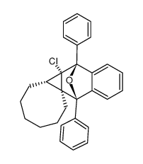 142188-16-7 (6aS,6bS,7S,12R,12aR)-6b-chloro-7,12-diphenyl-1,2,3,4,5,6,6a,6b,7,12-decahydro-7,12-epoxycycloocta[1,3]cyclopropa[1,2-b]naphthalene