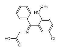 102725-59-7 (E)-2-(((5-chloro-2-(methylamino)phenyl)(phenyl)methylene)amino)acetic acid