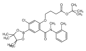 1070892-54-4 structure, C29H39BClNO6