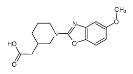 [1-(5-Methoxy-1,3-benzoxazol-2-yl)piperidin-3-yl]-acetic acid