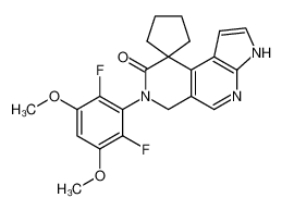 1513858-00-8 structure, C22H21F2N3O3