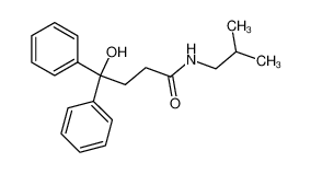 1,1-Diphenyl-3-N-isobutylcarbamoyl-1-propanol