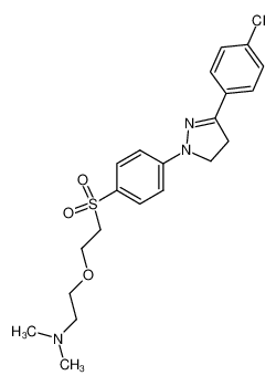 6608-80-6 structure, C21H26ClN3O3S